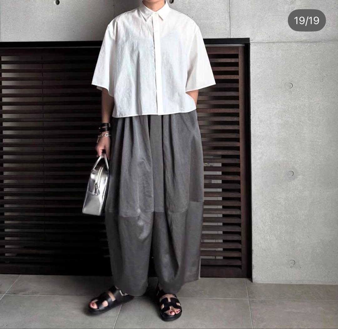 パンツ LOHEN PIGMENT DYEING COCOON PANTS