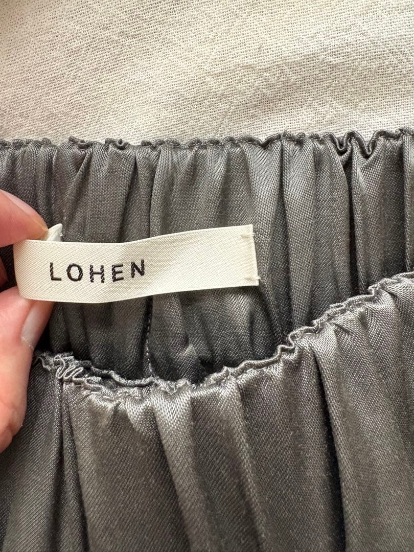 パンツ LOHEN PIGMENT DYEING COCOON PANTS