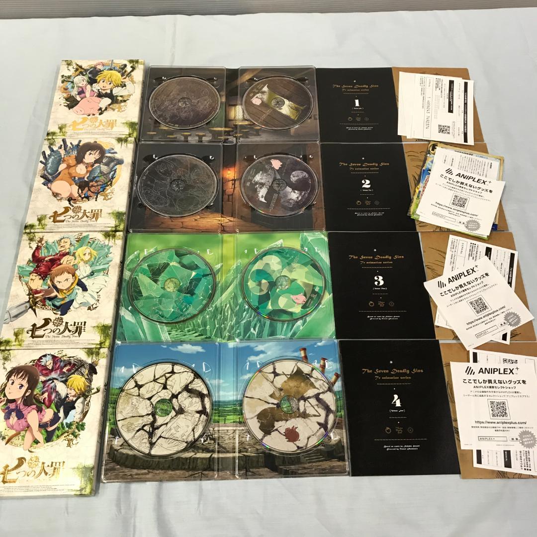 DVD-BOX 七つの大罪 完全生産限定版 1巻～7巻 まとめ