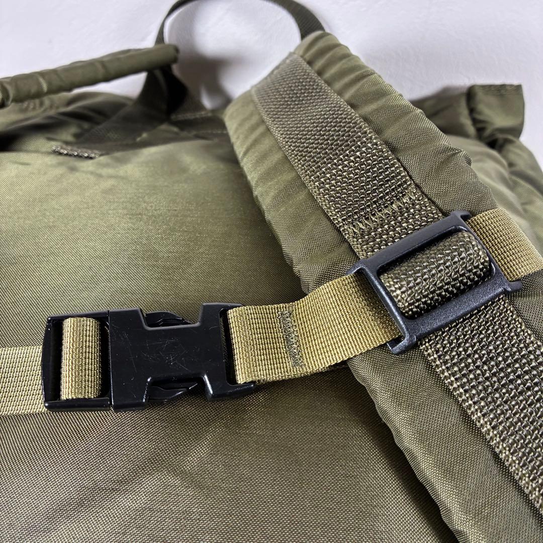 [極美品] PORTER force バックパック リュック カーキ2way