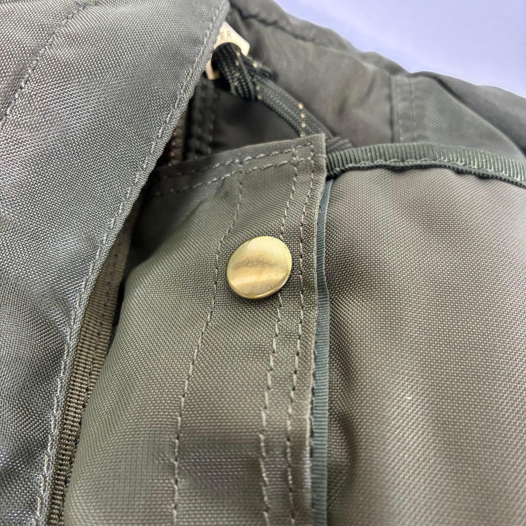 [極美品] PORTER force バックパック リュック カーキ2way