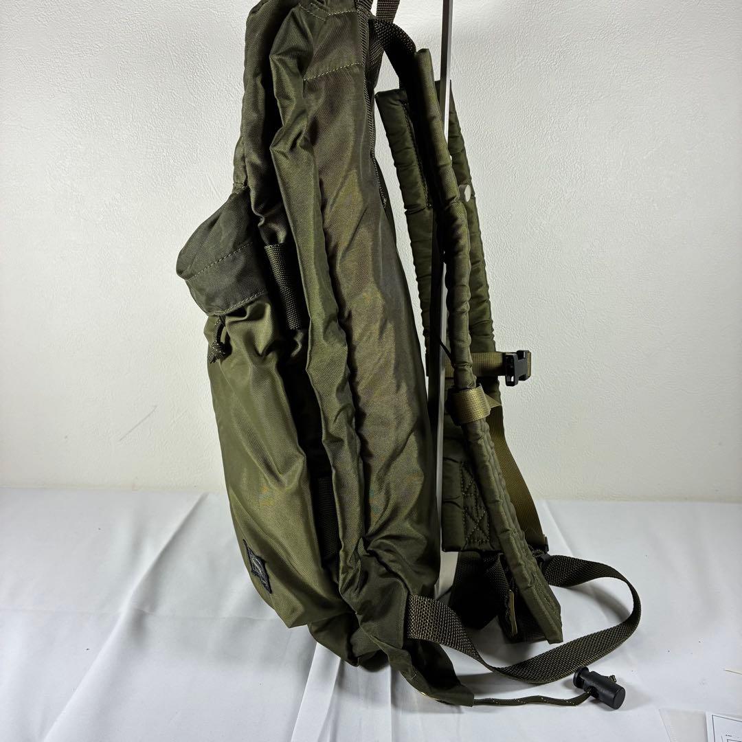 [極美品] PORTER force バックパック リュック カーキ2way