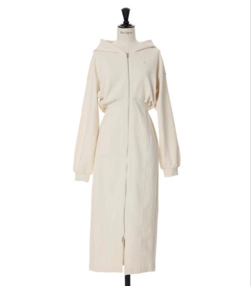 ワンピース Herlipto Flight Mode Zip Hoodie Dress