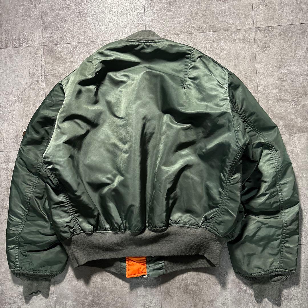 90s USA製　濃緑　alpha ma-1 reversible jkt