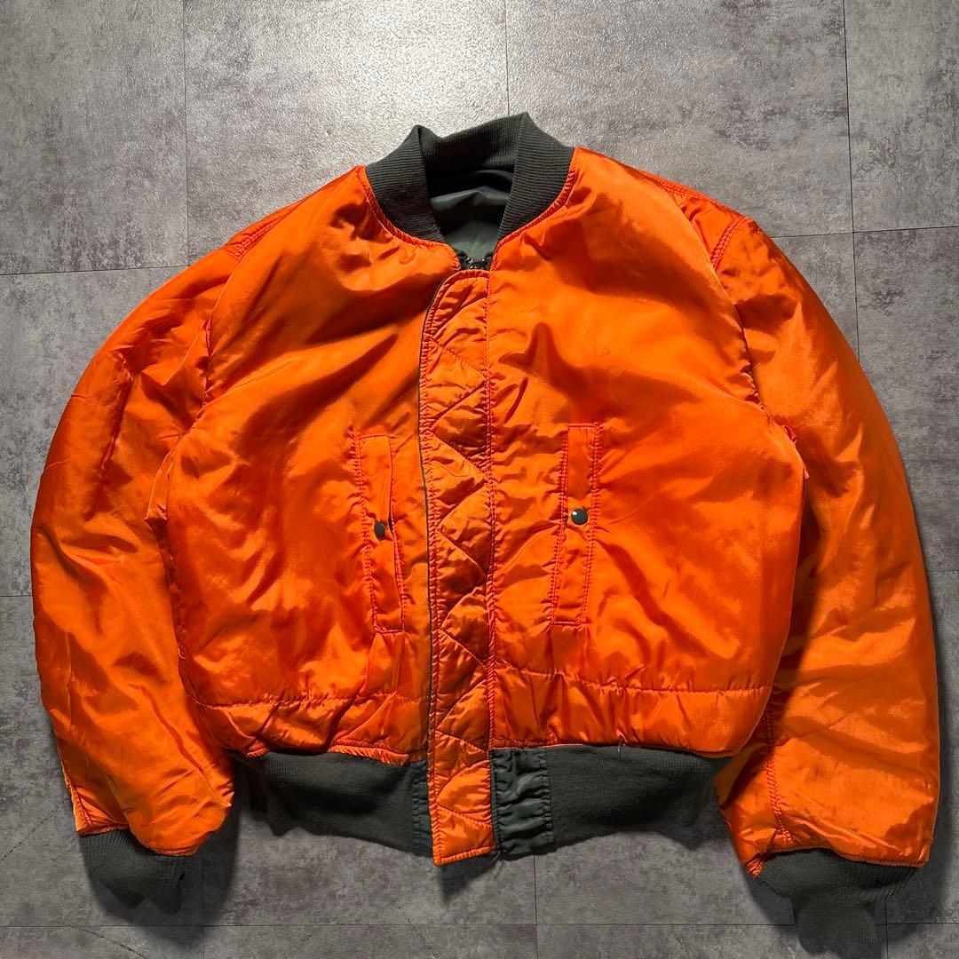 90s USA製　濃緑　alpha ma-1 reversible jkt