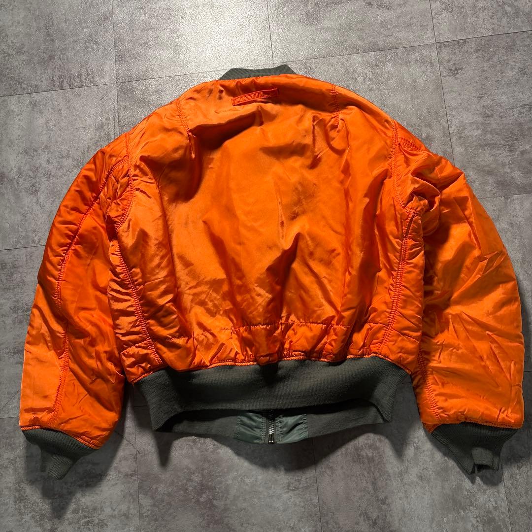 90s USA製　濃緑　alpha ma-1 reversible jkt