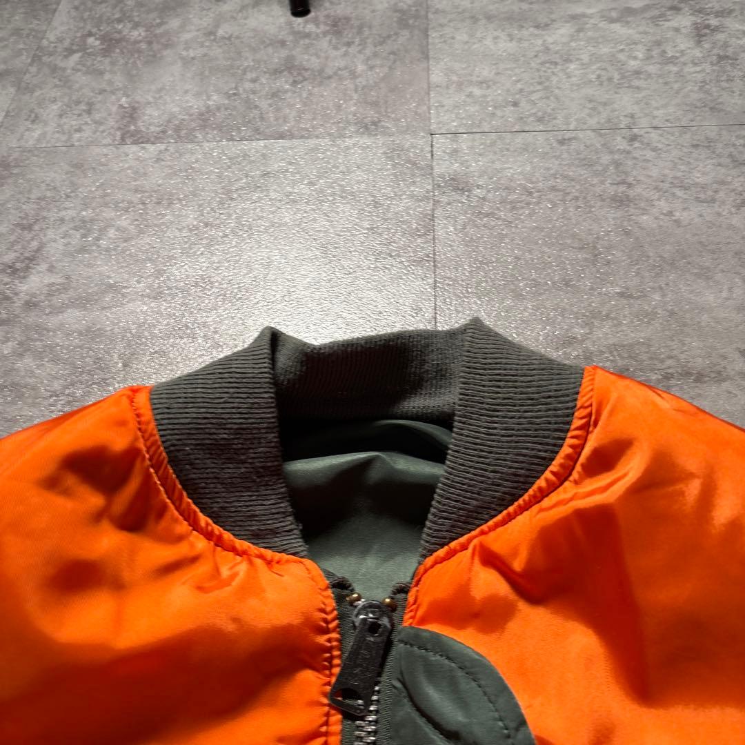 90s USA製　濃緑　alpha ma-1 reversible jkt