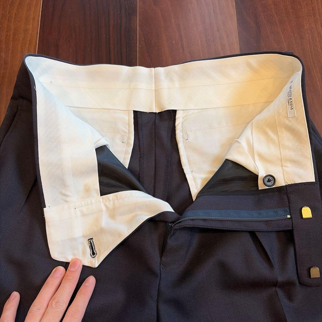 極美品 MAATEE&SONS 怪しいネイビー 1