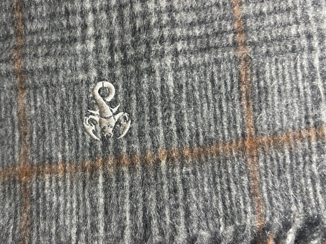 最終値下 新品タグJoshua Ellis×SOPH. カシミヤチェックマフラー