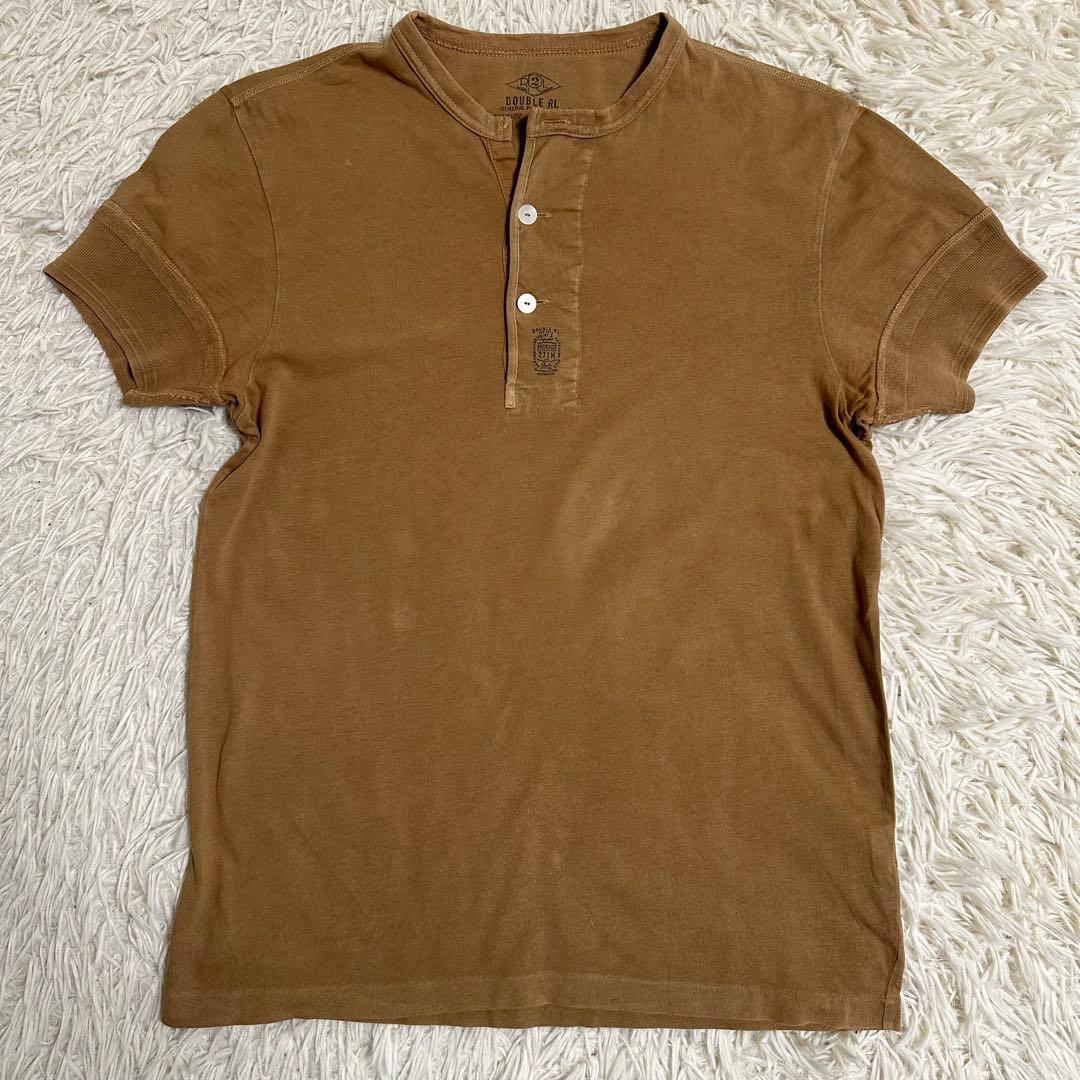 【DOUBLERL】ダブルアールエル ポロシャツ 半袖 ブラウン XS