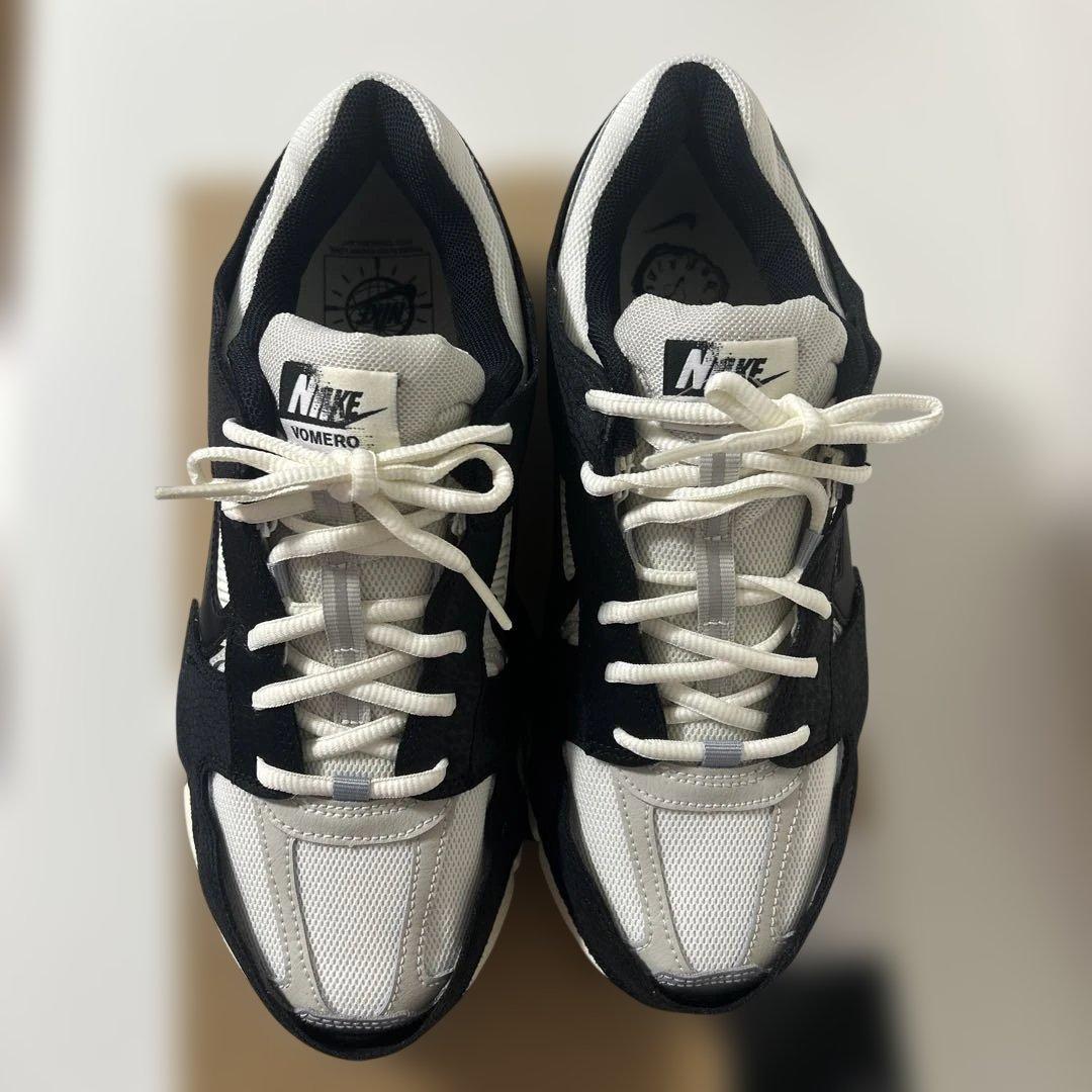 【新品未使用】Nike ZOOM VOMERO 5 PRM ブラック/ホワイト