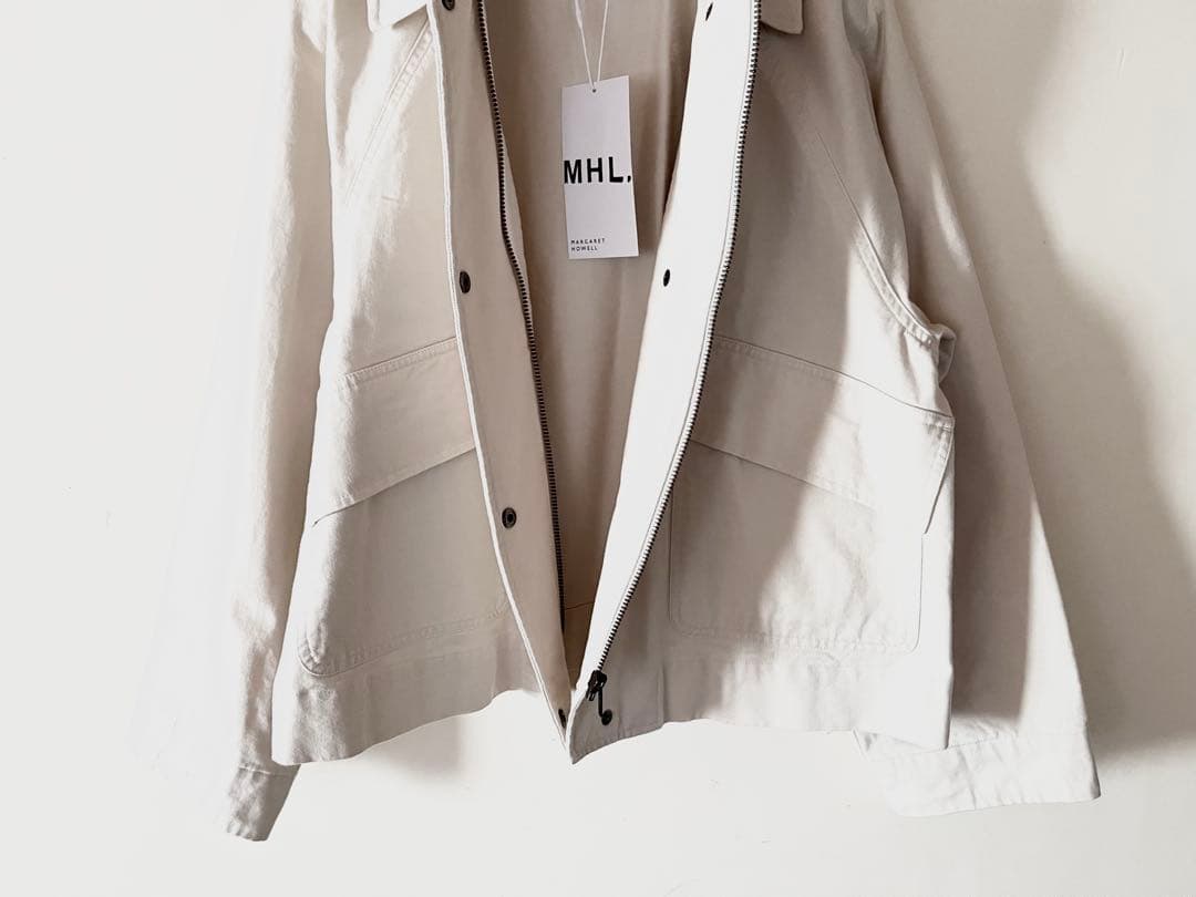 新品タグ付 マーガレットハウエル 襟付きコットンブルゾン 4.3万 カタログ掲載