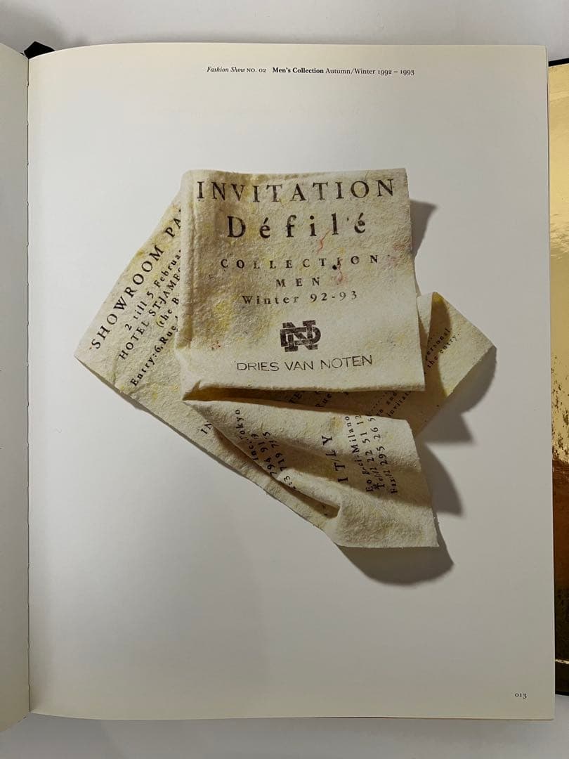 【希少】Dries Van Noten ドリス・ヴァン・ノッテン作品集