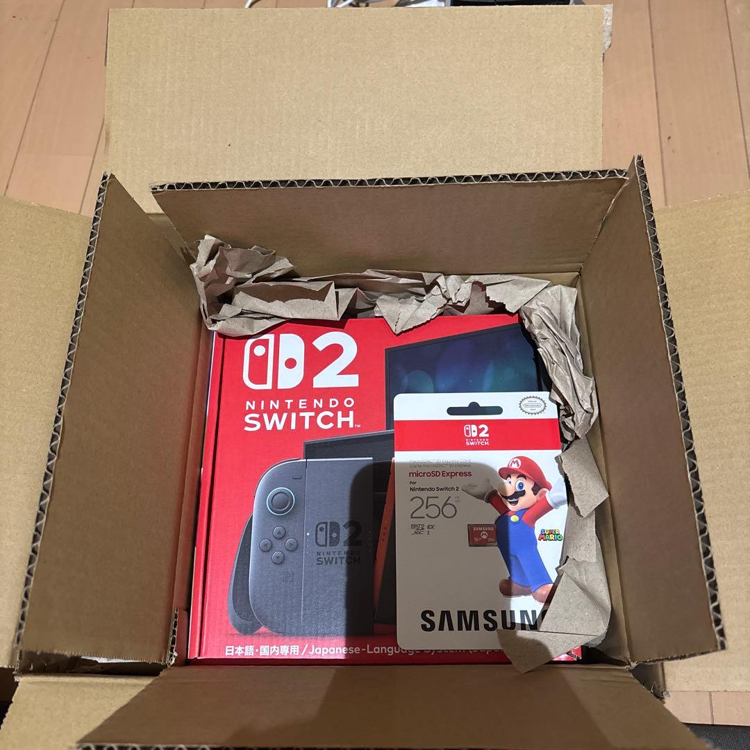 新品未開封、本日出荷可、Switch 2本体+SD Express Card