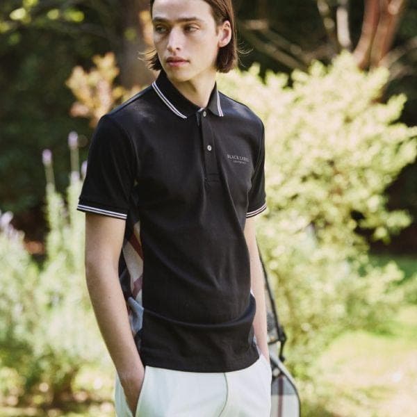 新品【裏メッシュ】ブラックレーベルクレストブリッジ ポロシャツ ゴルフウェア