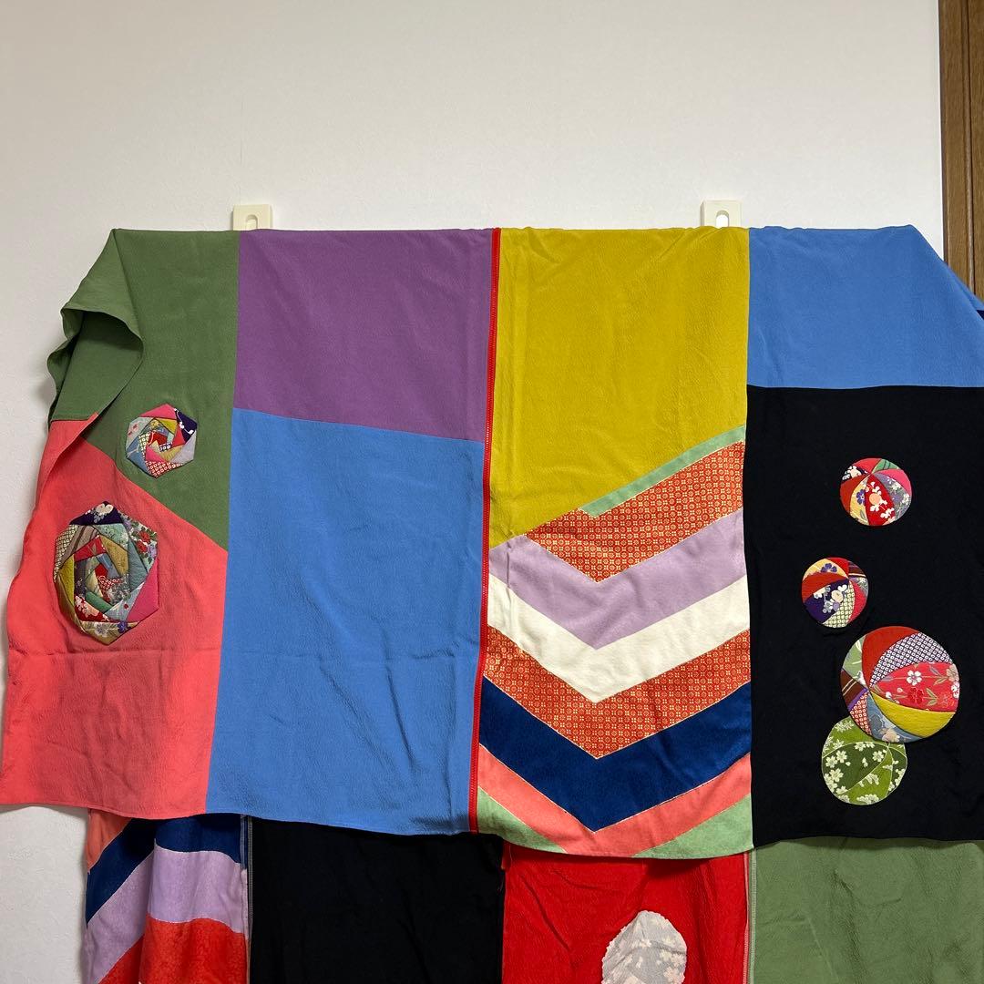 多色パッチワーク　イベント　和風ドレス　DECO JAPAN