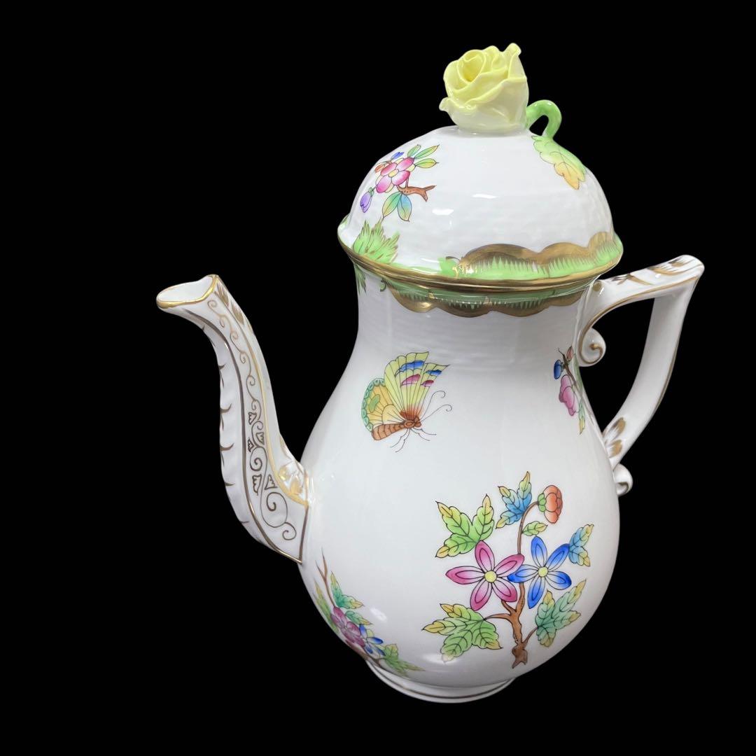 HEREND ヴィクトリアブーケ ティーポット