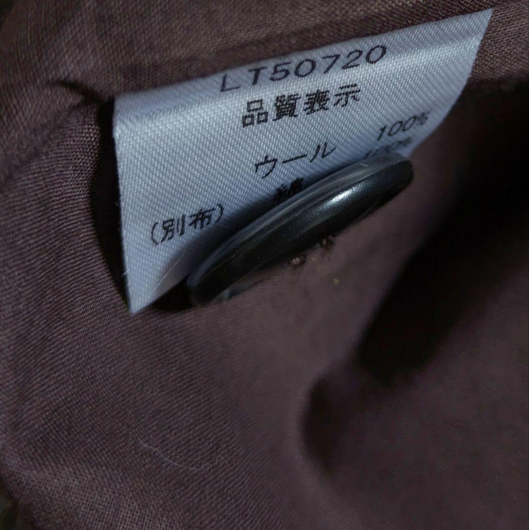 イチアンティークス／ヘリンボーン ミックスウールテーラードジャケット ブラウン