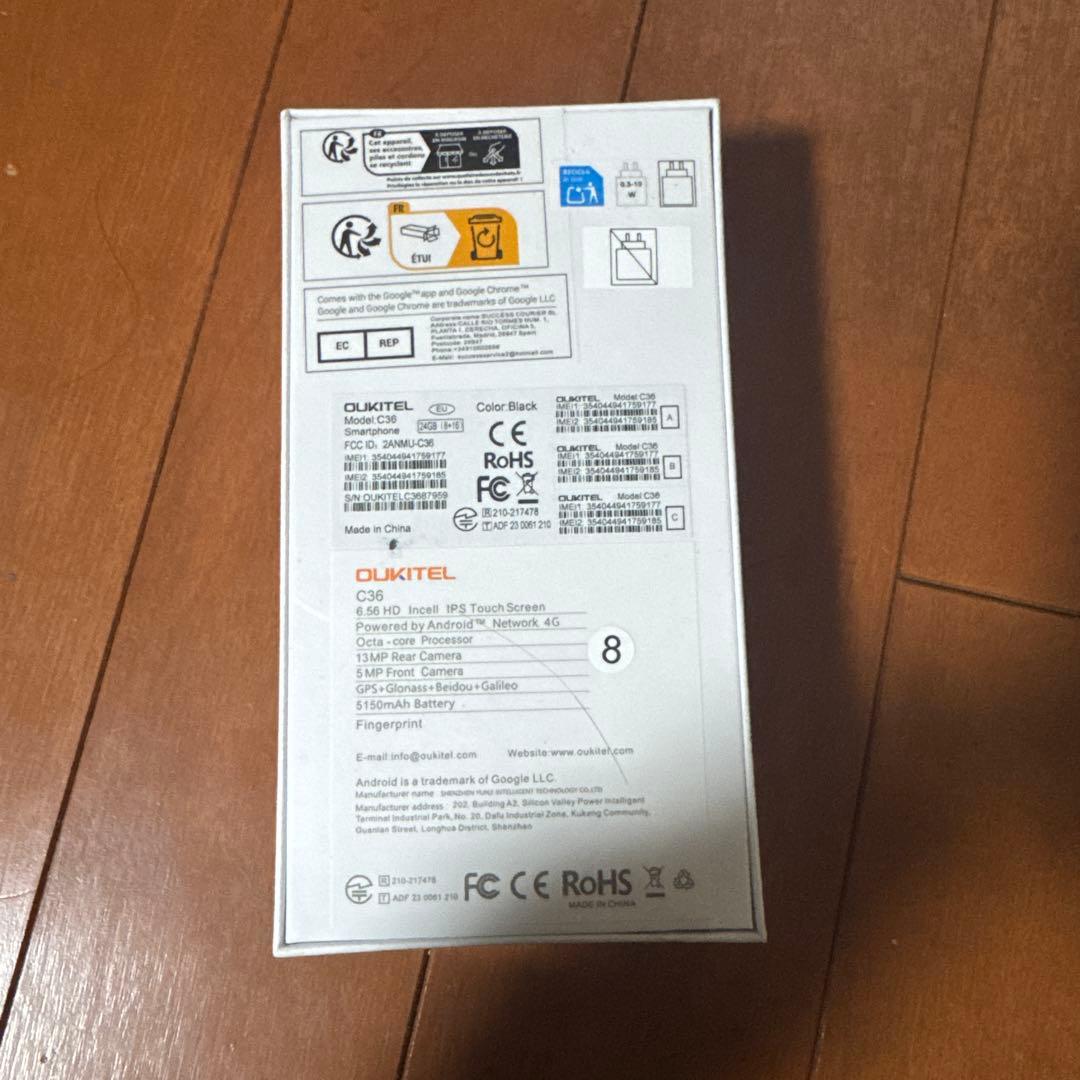 OUKITEL C36 256GB/24GB 本体