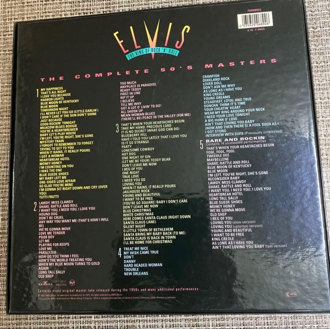 エルビス／ザ・キング・オブ・ロックンロールコンプリート50'sマスターズ