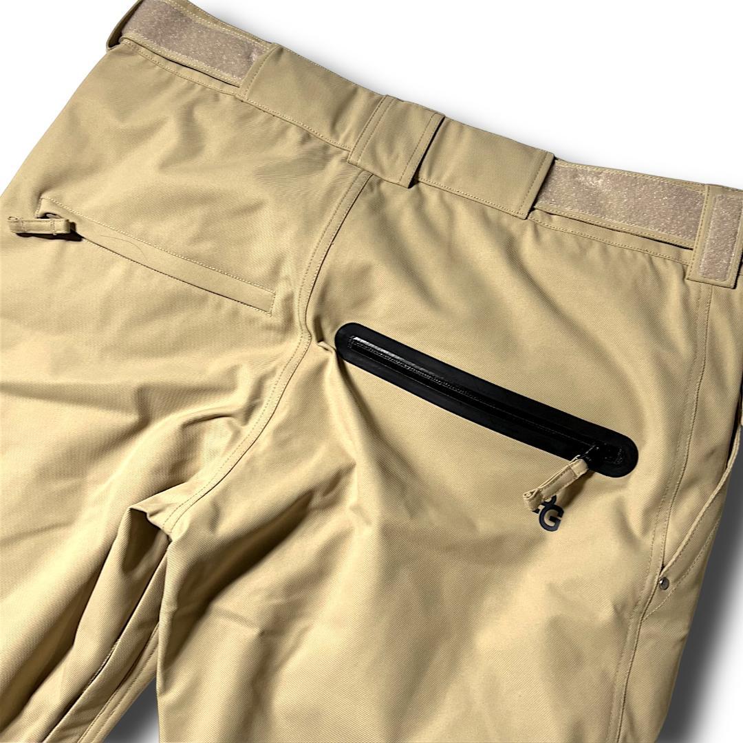 パーリーゲイツ 3.9万 防汚防水防風 ストレッチ スノーウェア XL ベージュ