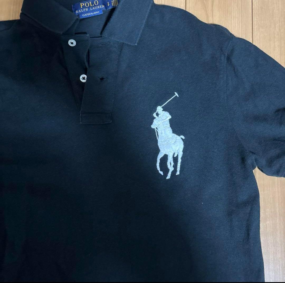POLO RALPH LAUREN 黒ポロシャツ s