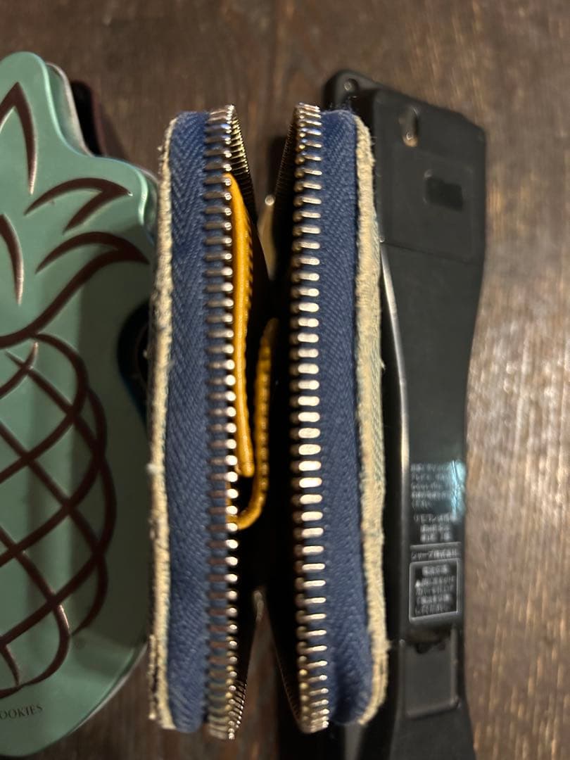ヴィトン　ルイ・ヴィトン　デニム　財布　ジッピー　二つ折り　LV ジャンク