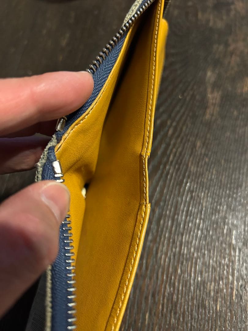 ヴィトン　ルイ・ヴィトン　デニム　財布　ジッピー　二つ折り　LV ジャンク