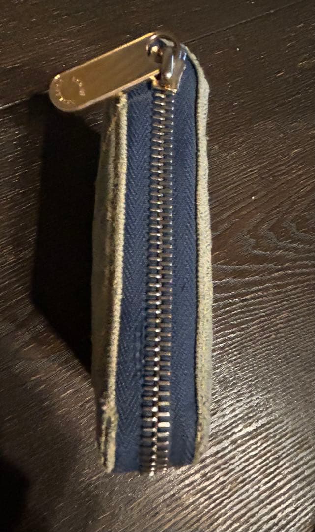 ヴィトン　ルイ・ヴィトン　デニム　財布　ジッピー　二つ折り　LV ジャンク