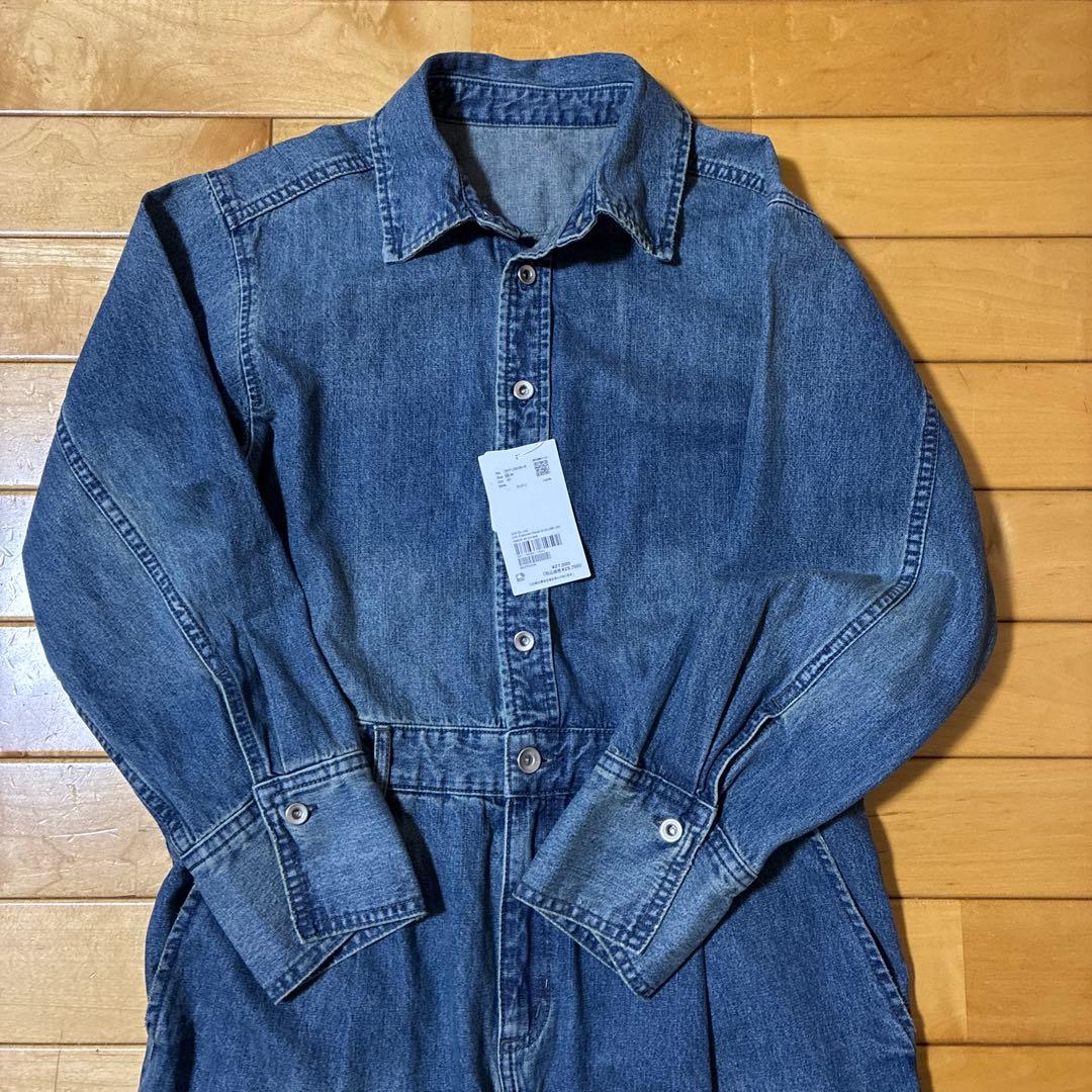 週末限定価格　アダムエロペ　デニムジャンプスーツ　36