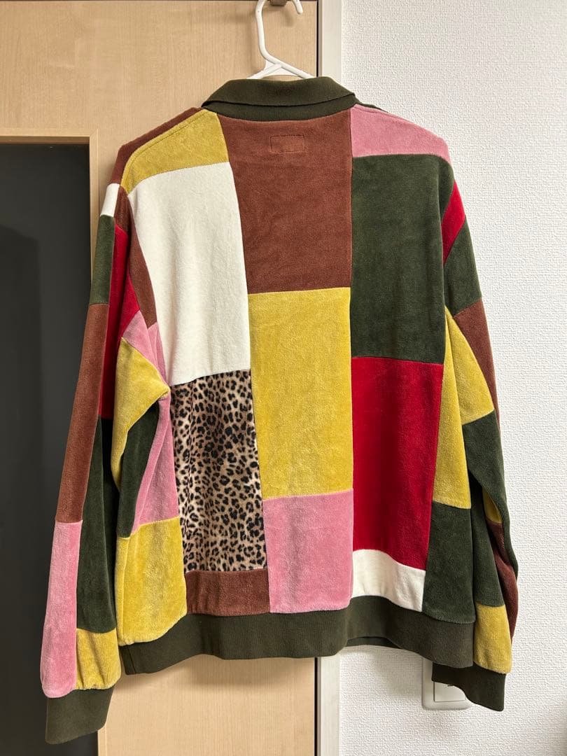 【希少】Supreme 20AW Patchwork Velour Polo