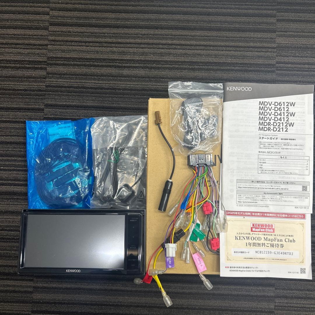 【未使用品】KENWOOD2025年式MDV-D612W 最終値下げ
