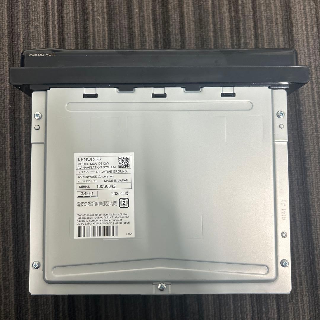 【未使用品】KENWOOD2025年式MDV-D612W 最終値下げ