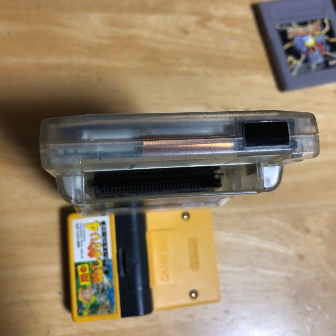 動作品 任天堂 ゲームボーイカラー 本体 クリア スケルト CGB-001