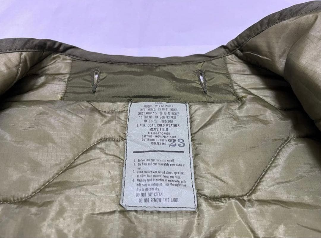 T*3様 80s米軍U.S.ARMY M-65 フィールドジャケット S-S ラ