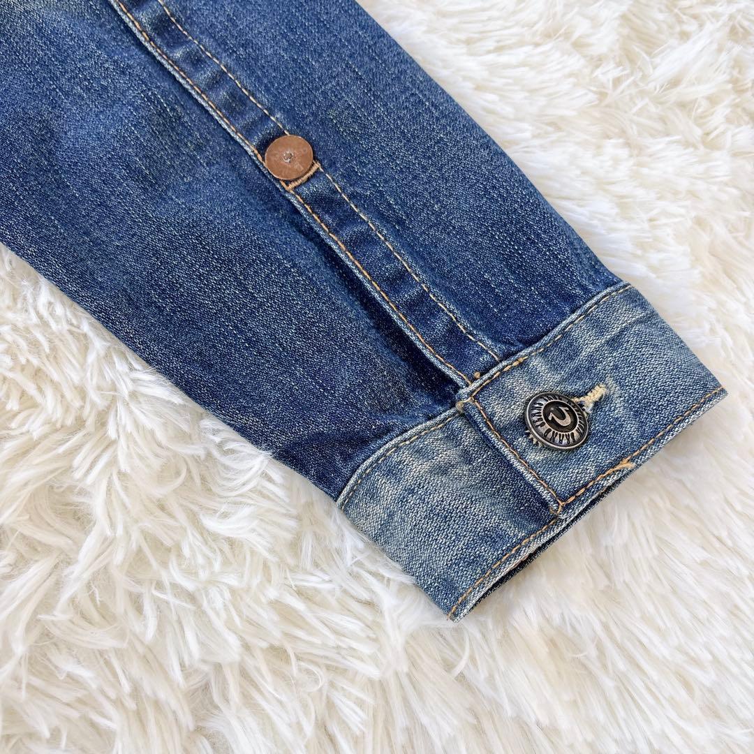 トゥルーレリジョン　デニムジャケット　ジージャン　メンズ　L美品　上着　シャツ