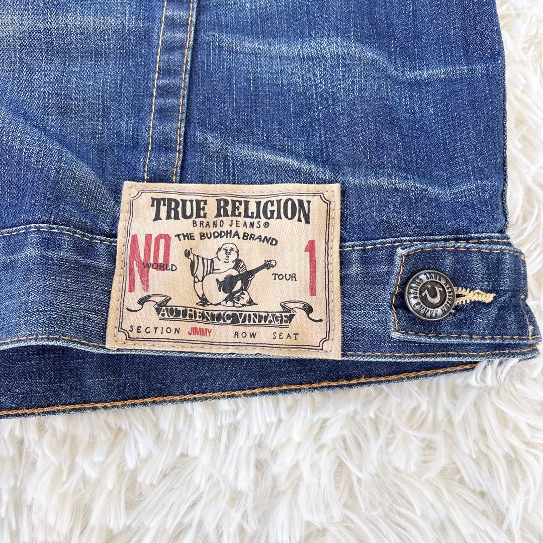 トゥルーレリジョン　デニムジャケット　ジージャン　メンズ　L美品　上着　シャツ