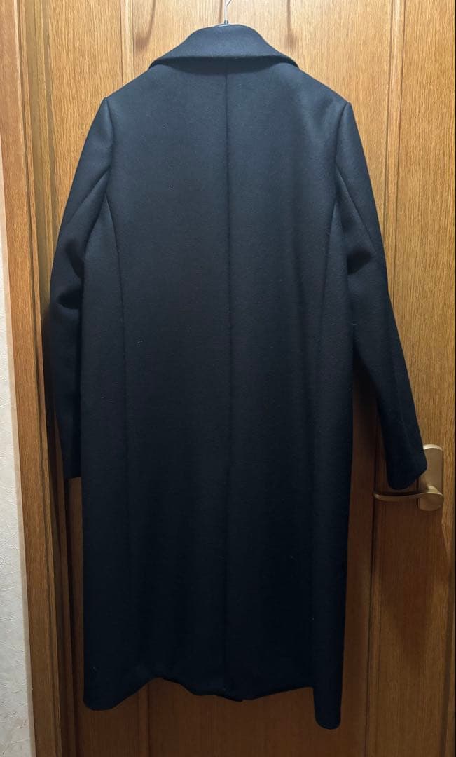 一度のみ着用UNITEDTOKYO Super140カシミヤ混チェスターコート