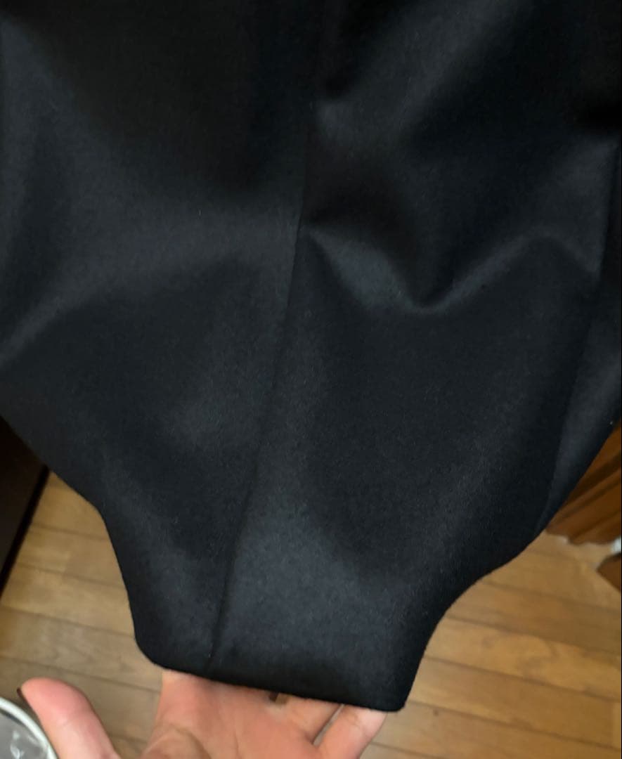 一度のみ着用UNITEDTOKYO Super140カシミヤ混チェスターコート