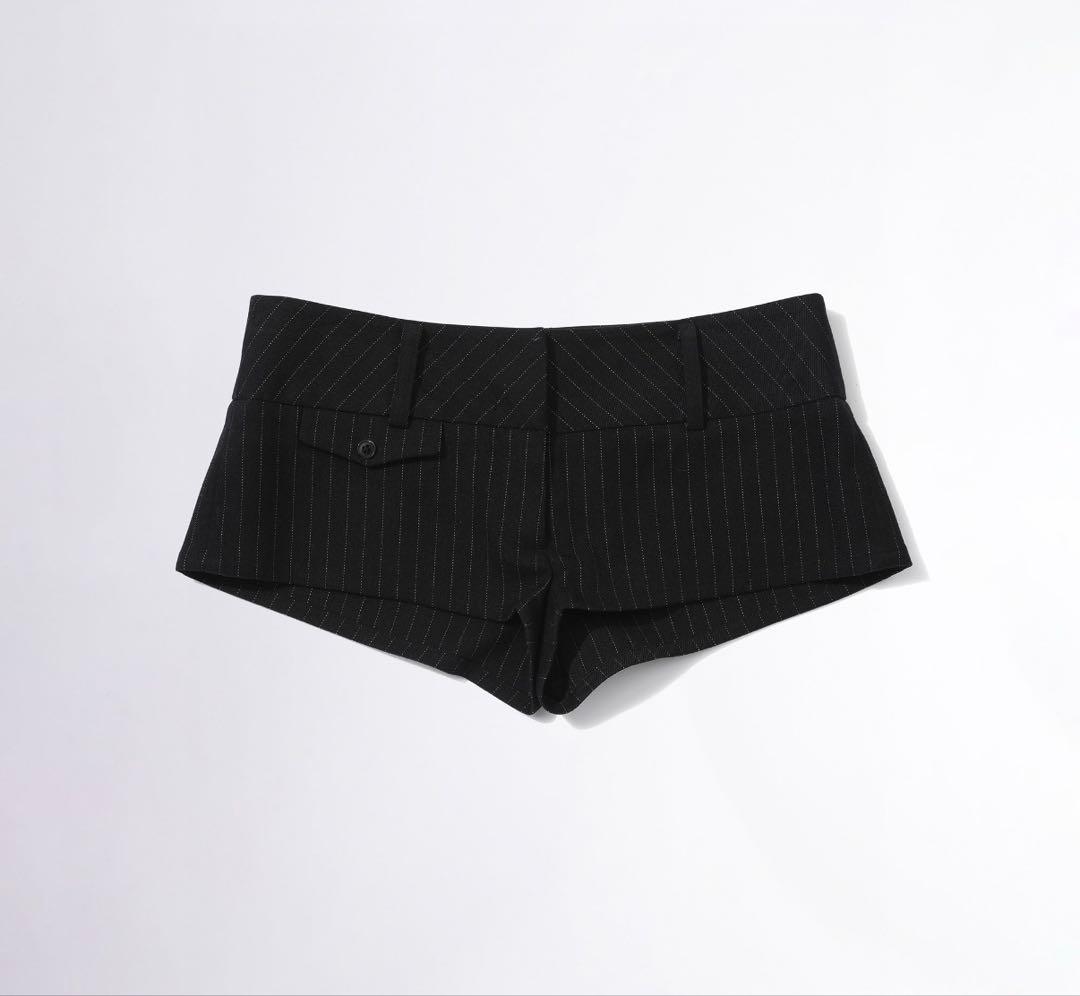 パンツ SCULPTOR Tailored Micro Shorts stripe