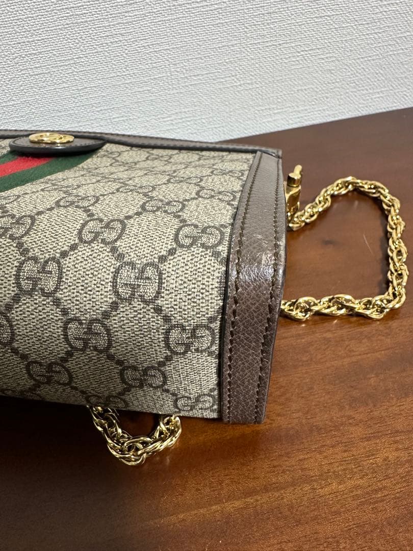 GUCCI オフィディア GGチェーンバッググッチ ミディアムショルダーバッグ