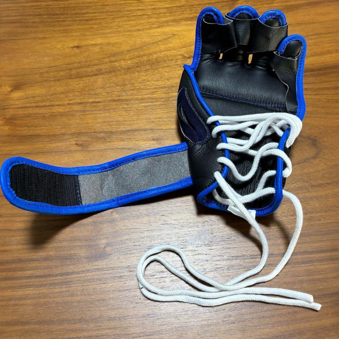 【備品】DREAM オープンフィンガーグローブ ブルー×ホワイト