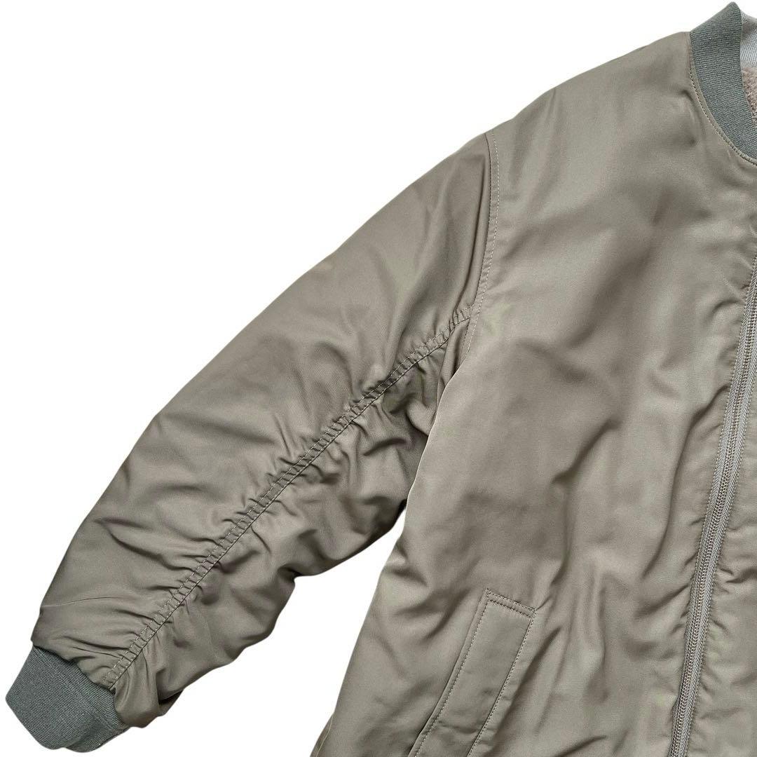 LE GLAZIK　MA-1 エコファーリバーシブルロングコート　36