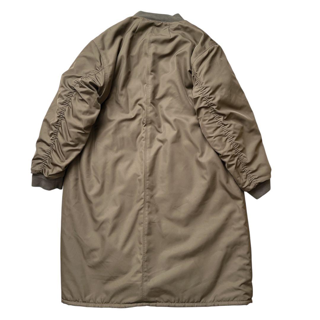 LE GLAZIK　MA-1 エコファーリバーシブルロングコート　36