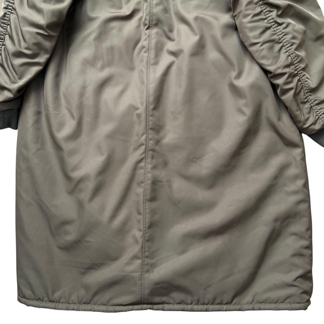 LE GLAZIK　MA-1 エコファーリバーシブルロングコート　36