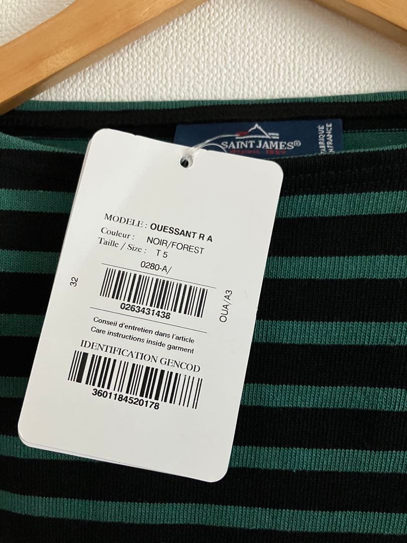 新品 セントジェームス ウェッソン カットソー T5 ML SAINTJAMES