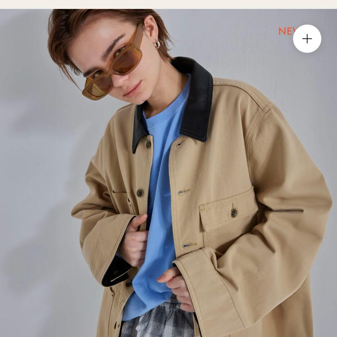 【searoomlynn】ECO Leather collarカバーオール