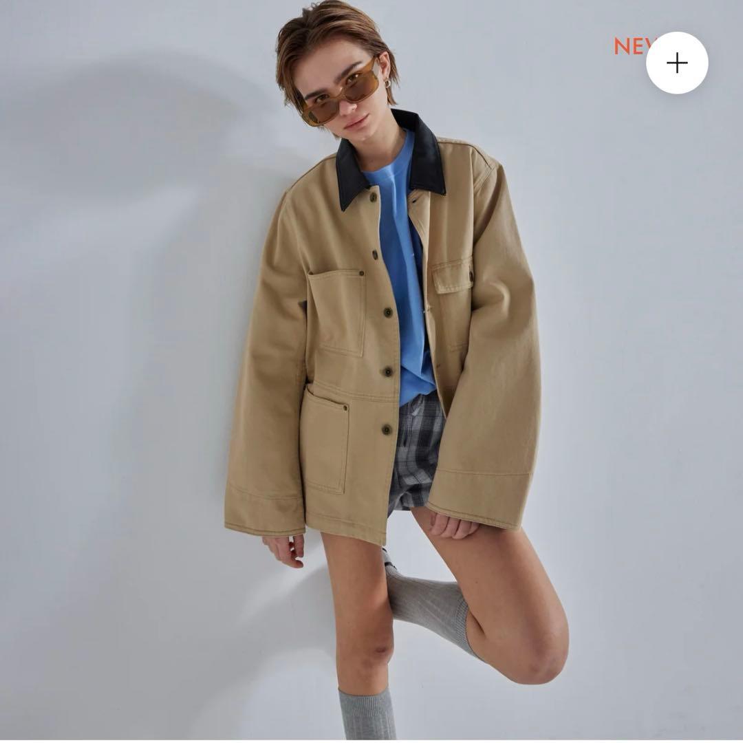 【searoomlynn】ECO Leather collarカバーオール