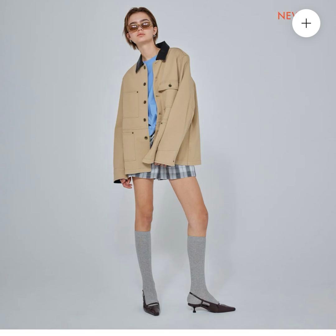 【searoomlynn】ECO Leather collarカバーオール