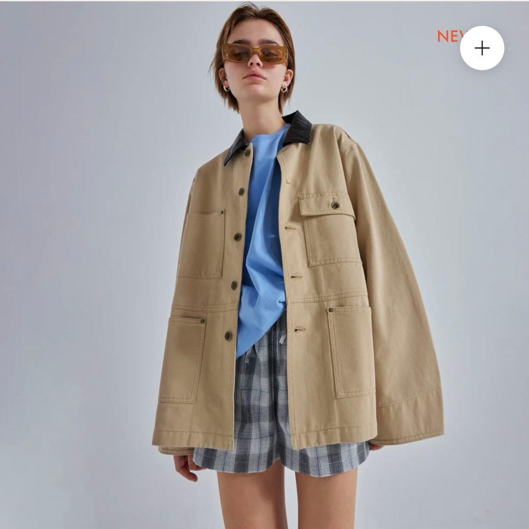 【searoomlynn】ECO Leather collarカバーオール